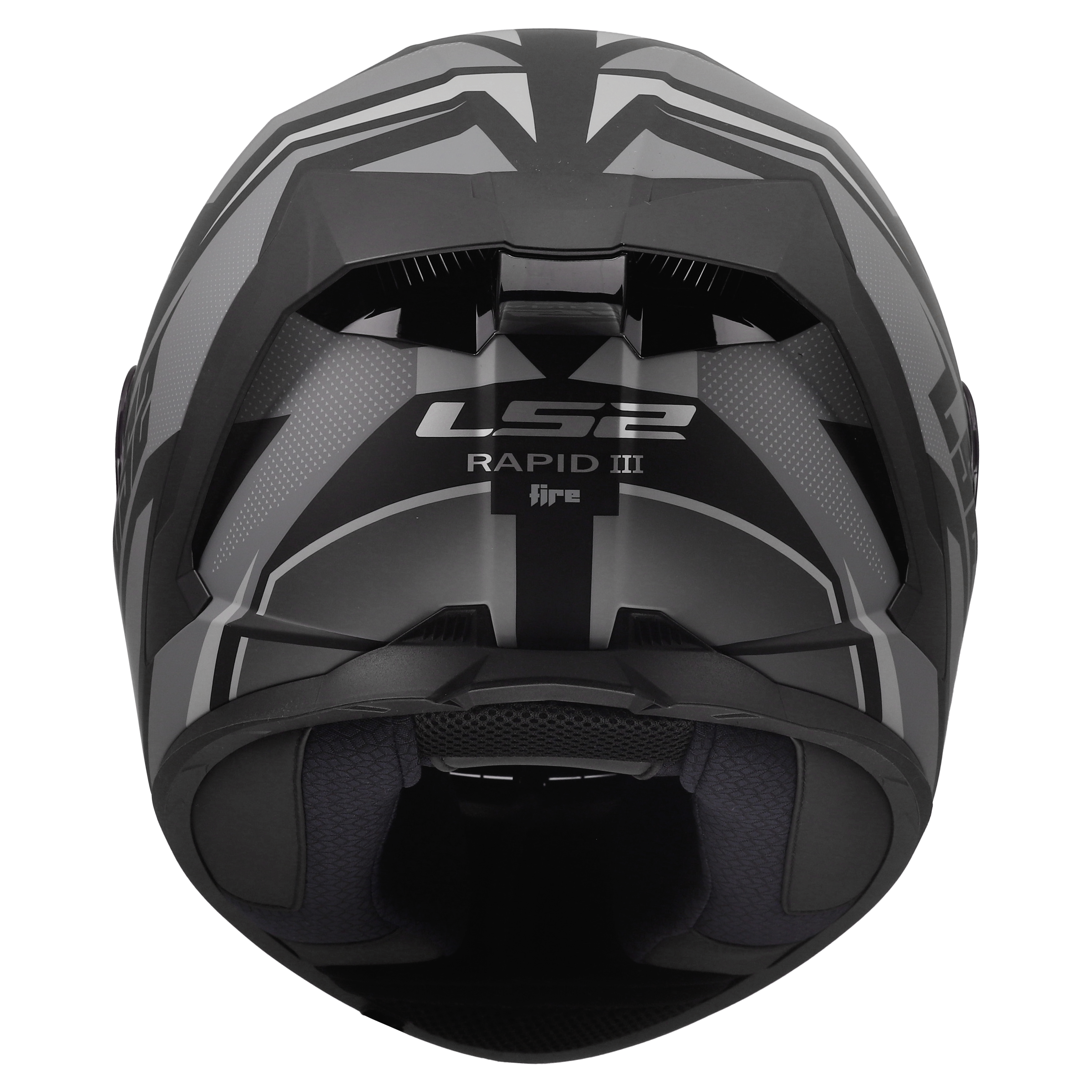LS2 FF820 RAPID III XTREM BLACK GREY 168201165 (7)